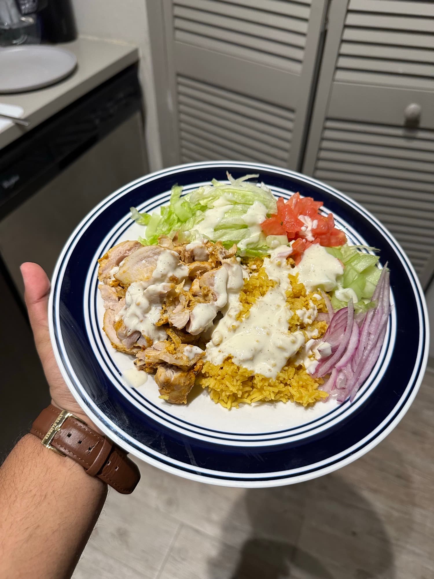 chicken shawarma bowl