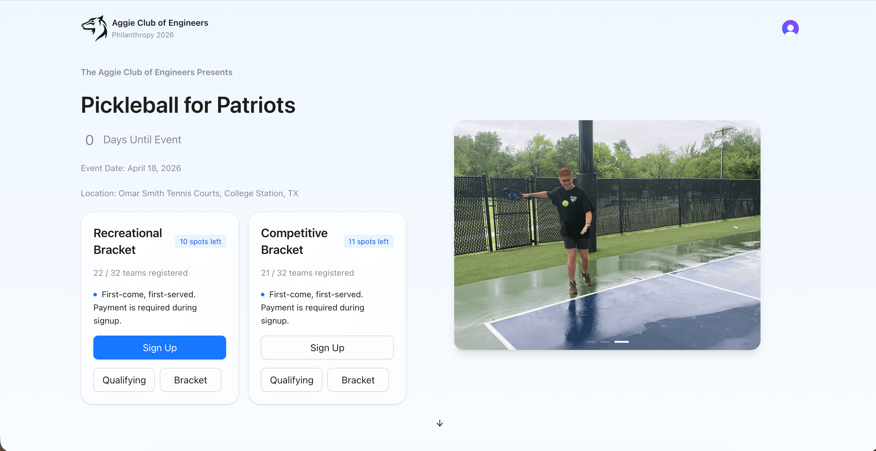 Pickleball for Patriots